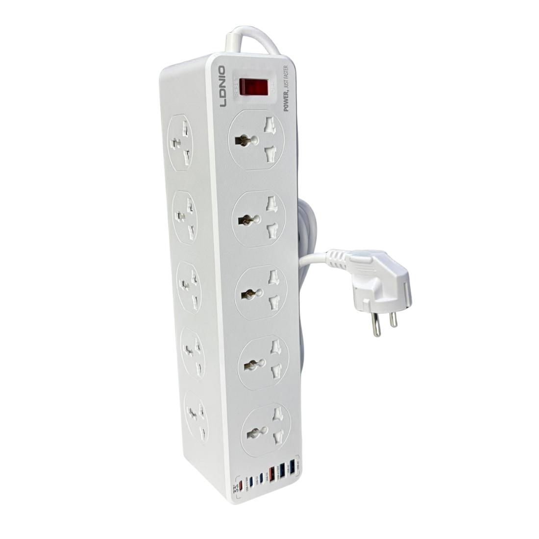 LDNIO SC10610 30W 10-Port USB Charger Power Strip
